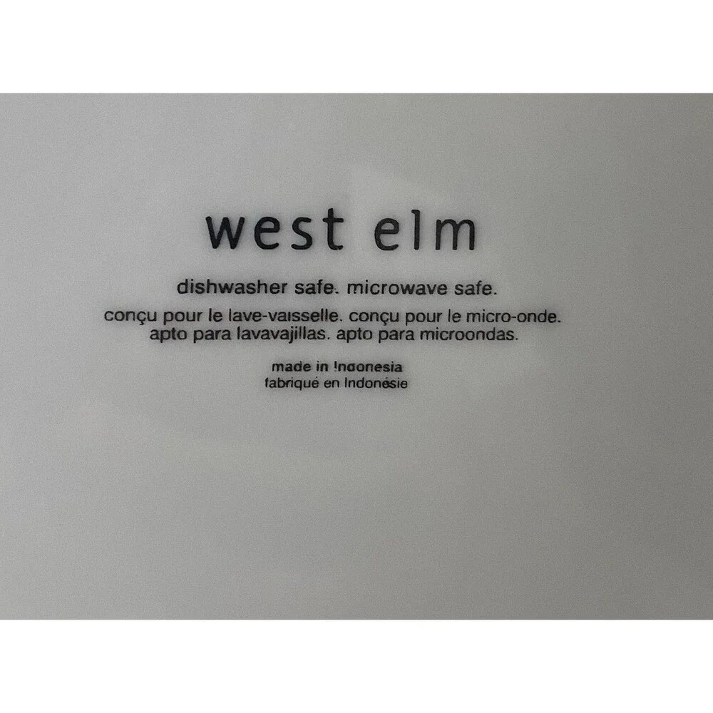 West Elm Penguin Dessert Plates Set of 4, 8.5